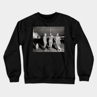 Daring Aviators, 1919. Vintage Photo Crewneck Sweatshirt